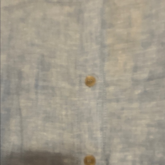 Light Blue V-Neck Buttonless Blouse - Picture 4 of 4